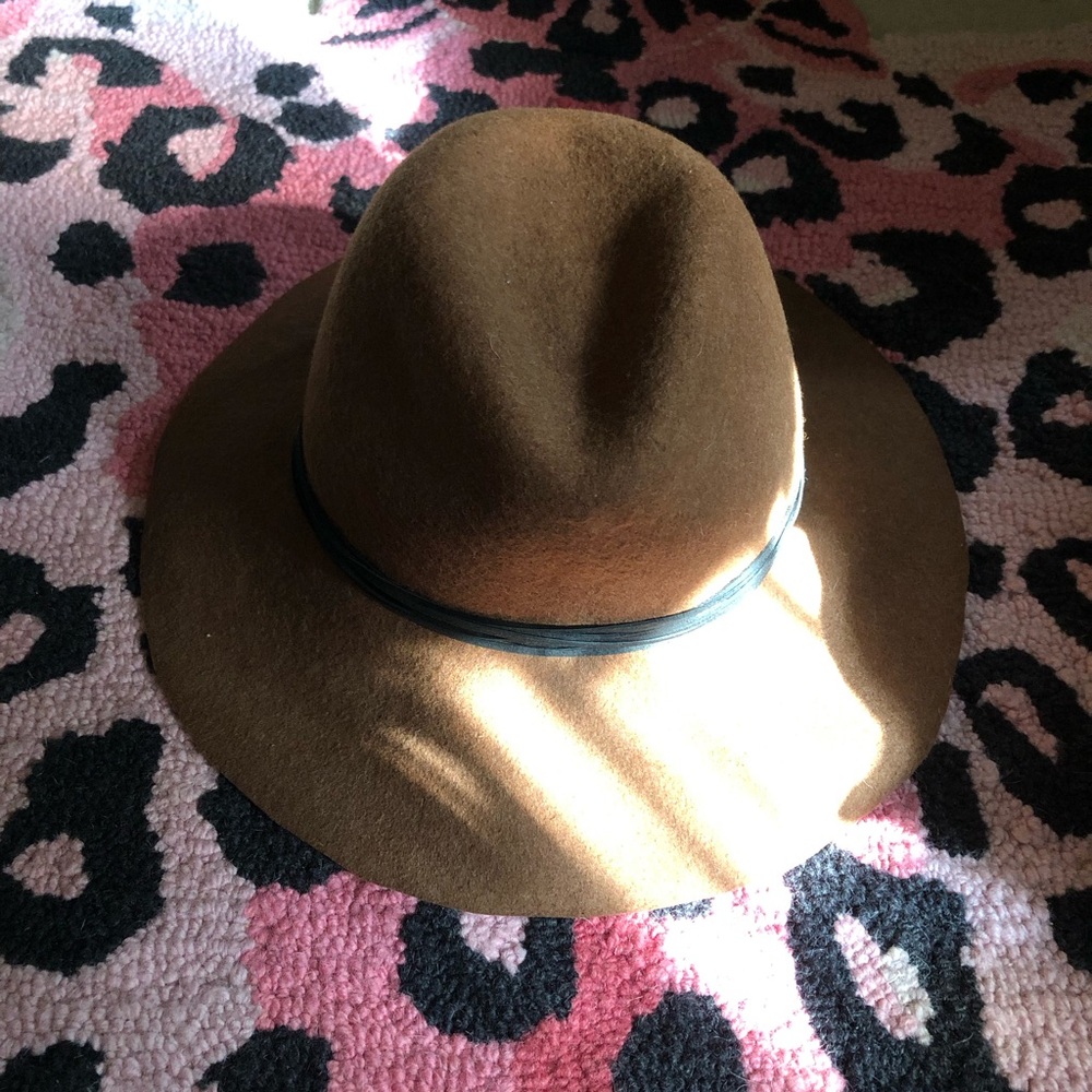 Brown Wide Brim Hat